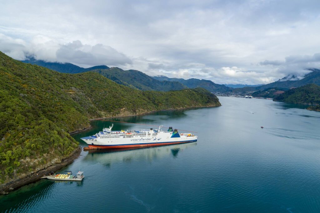 Aratere was travelling from Picton to Wellington when it ran aground